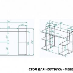 Стол письменный Мебелеф-2 | фото 6