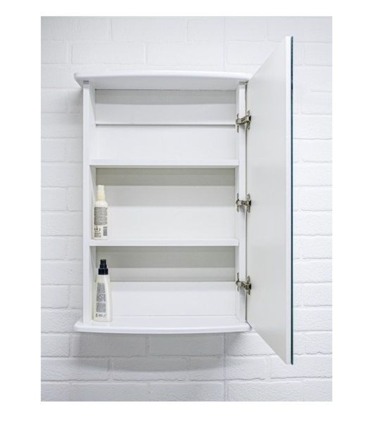 Шкаф-зеркало Милана 50 (левый/правый) Айсберг (DA1062HZ) | фото 3