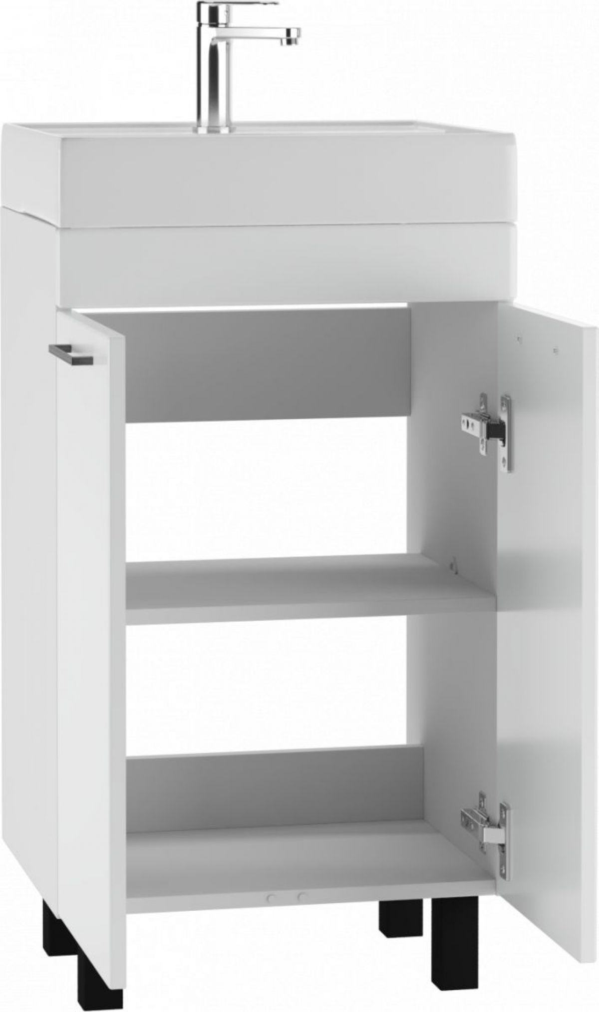 Тумба под умывальник "Енисей 50" Контраст без ящика  АЙСБЕРГ (DA2708T) | фото 3