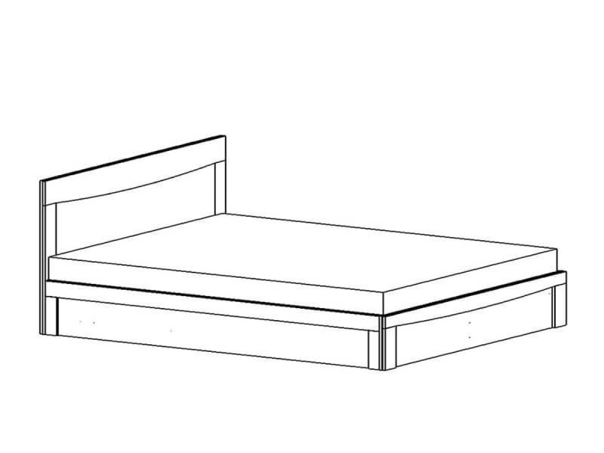 Кровать 1600  без ортопеда "Мария-Луиза 16" | фото 5