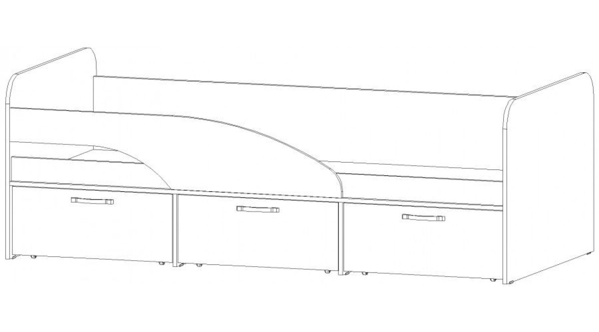 РАЛЬФ Кровать с ящиками | фото 2