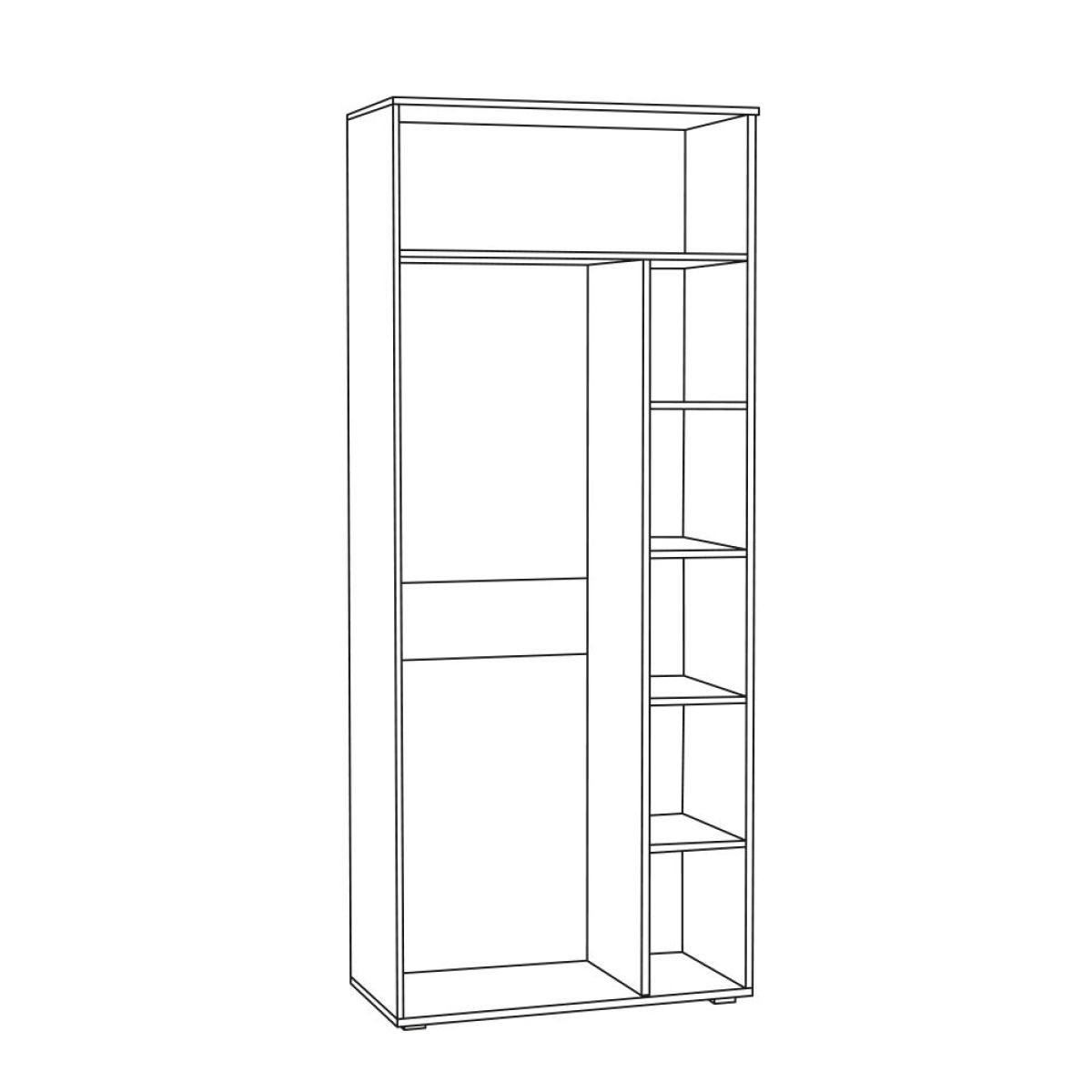 Шкаф для одежды 1751 Бьянка | фото 2