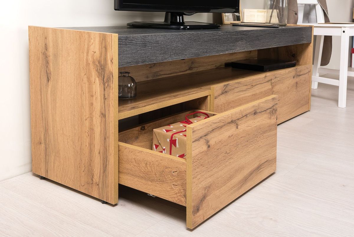 Тумба под ТВ 13.272 (Дуб Вотан 065 R, Интра) | фото 2