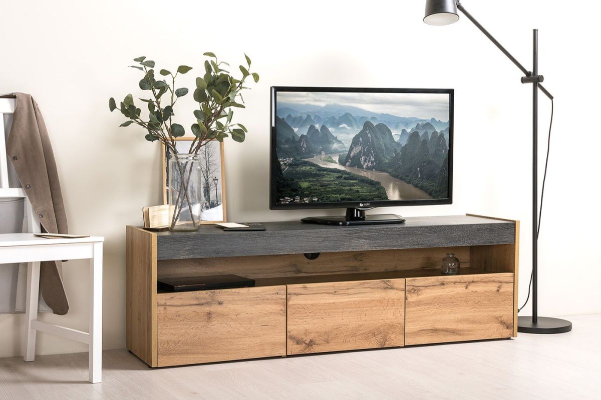 Тумба под ТВ 13.272 (Дуб Вотан 065 R, Интра) | фото 3