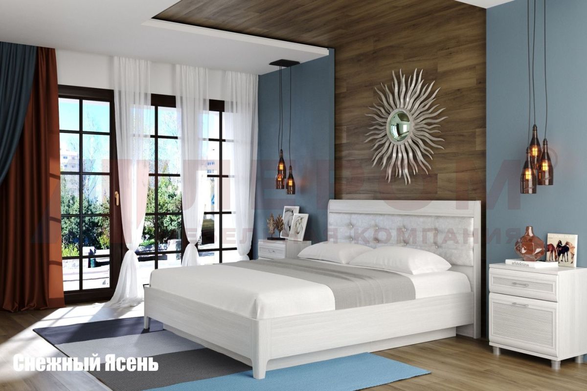 Кровать КР-1074 с мягким изголовьем | фото 4