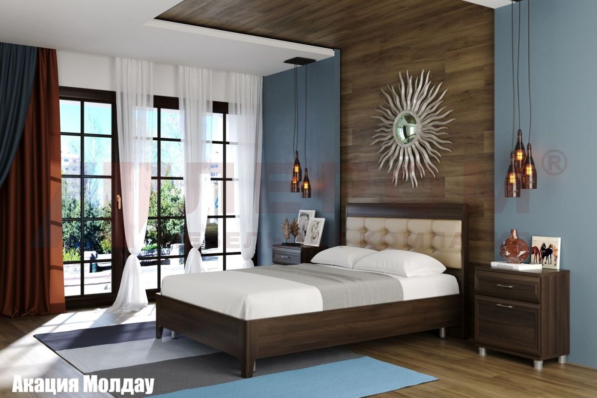 Кровать КР-2072 с мягким изголовьем | фото 3