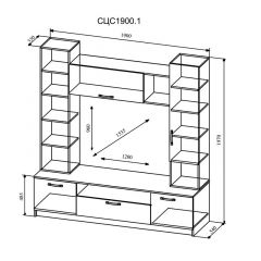 СОФИ Гостиная (модульная) дуб сонома/белый | фото 10