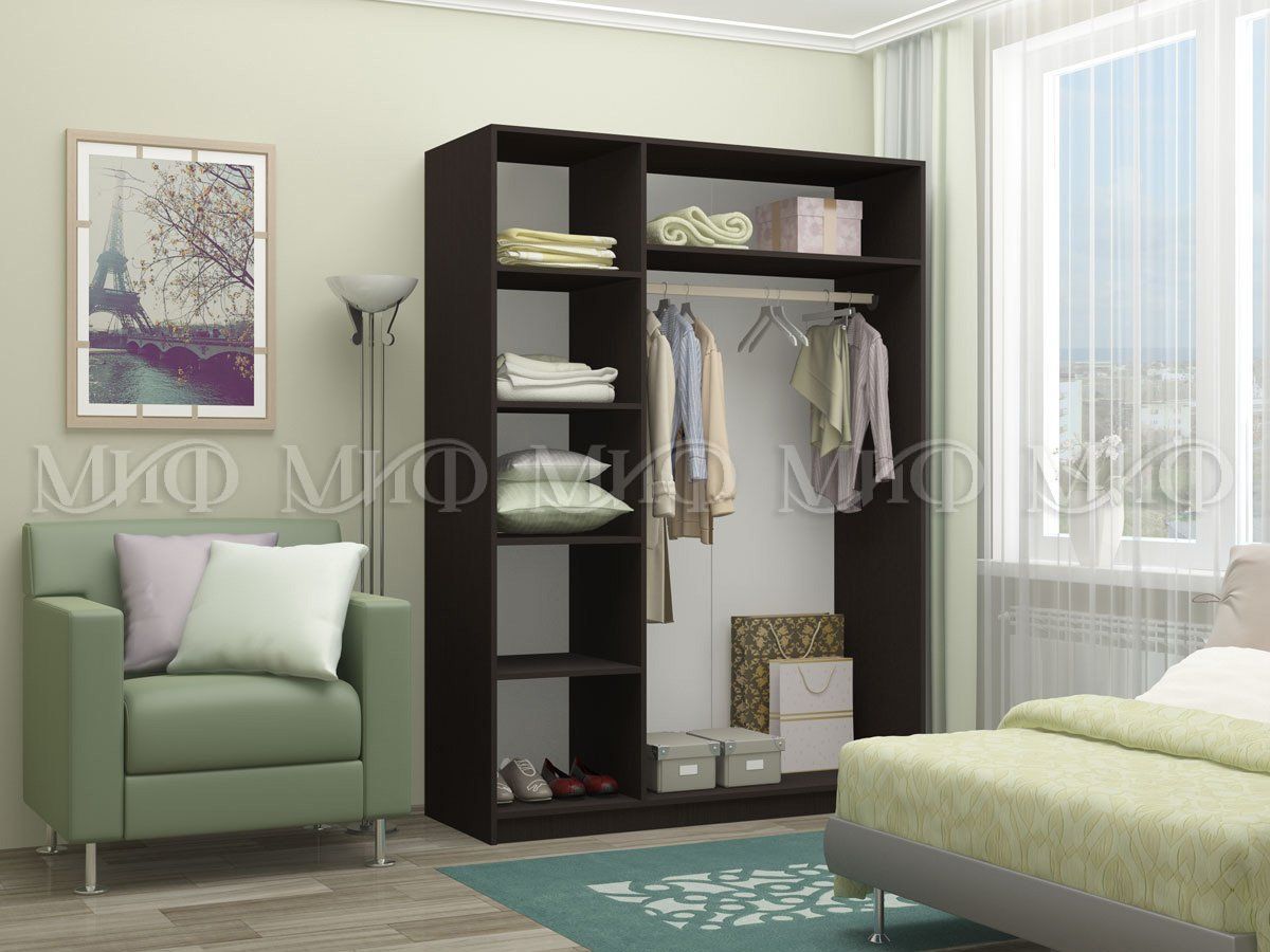 АЛЕКС Шкаф распашной 1,5 | фото 2