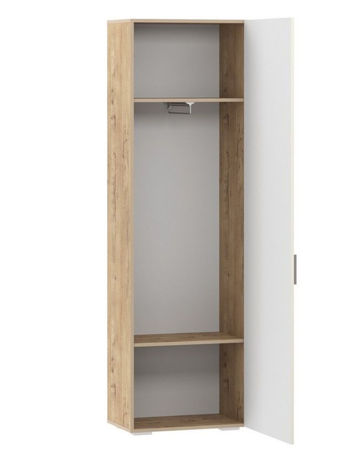 Прихожая Livorno Шкаф для одежды НМ 013.16 Х (Софт Панакота/Дуб Бунратти) б/зеркал | фото 2