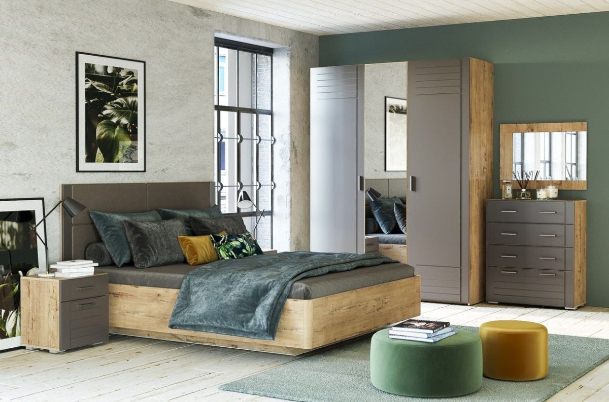 Спальня Livorno Модульная (Софт Графит/Дуб Бунратти) | фото 3