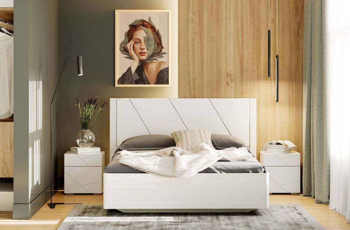 Спальня Summit Модульная (Меренга/Белый текстурный) | фото 3