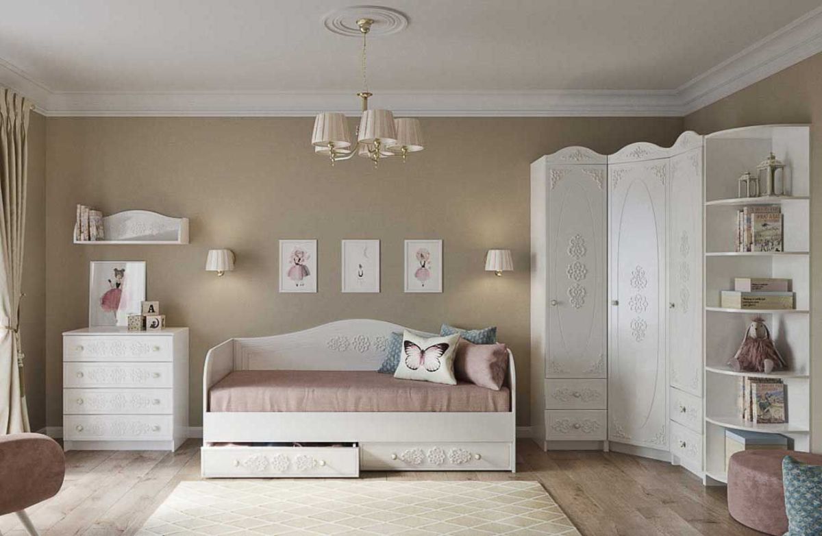 KI-KI  Детская (белый/белое дерево) | фото 2