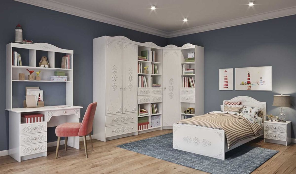 KI-KI  Детская (белый/белое дерево) | фото 3