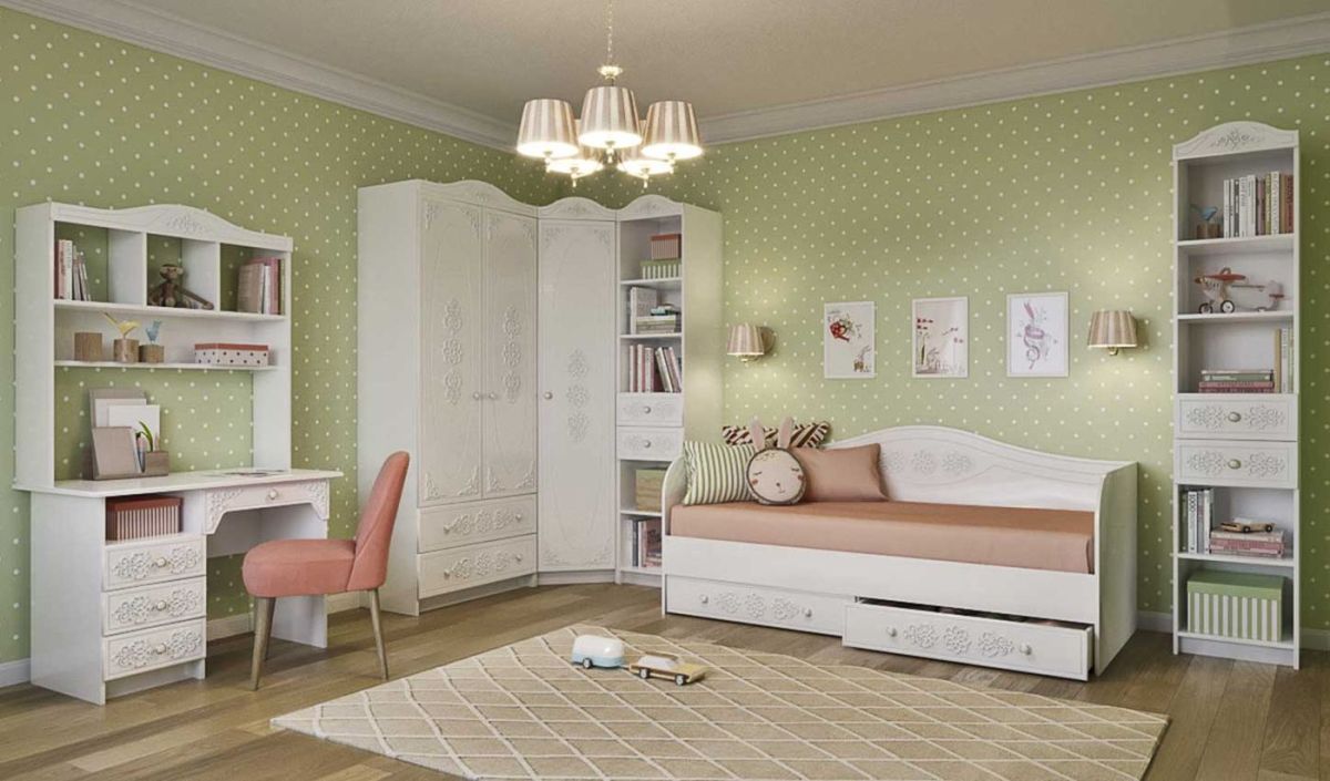 KI-KI  Детская (белый/белое дерево) | фото 5