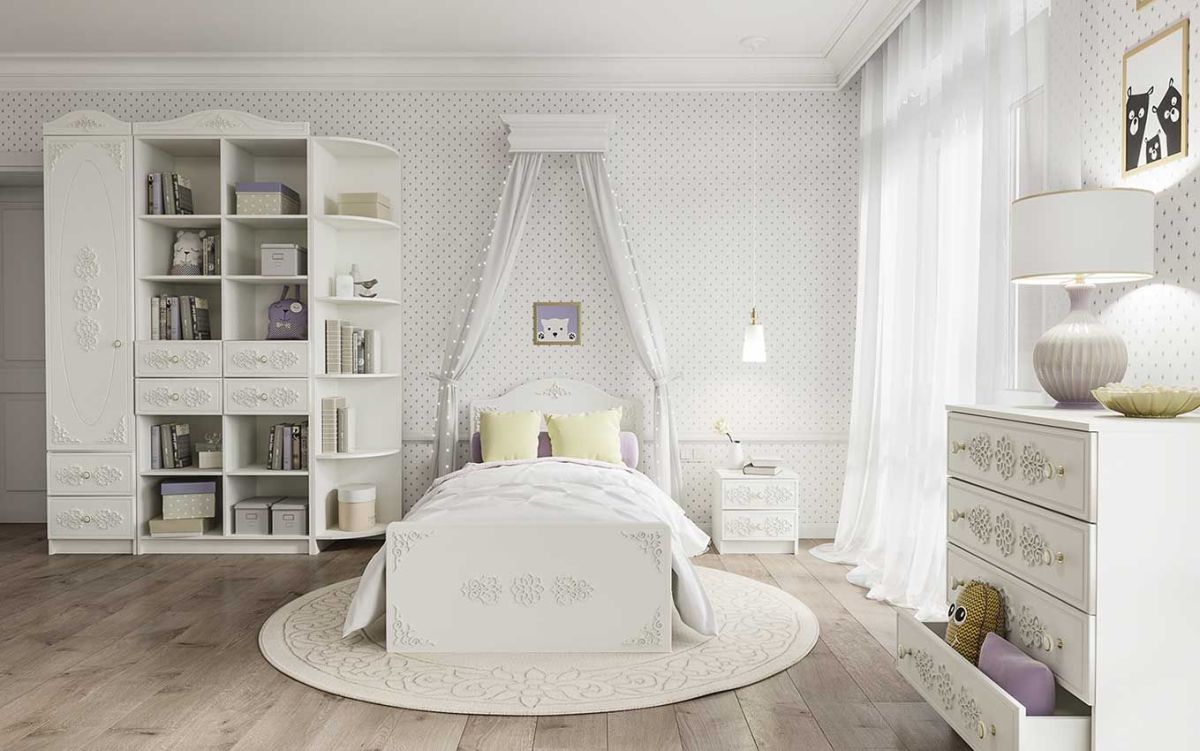 KI-KI  Детская (белый/белое дерево) | фото 6