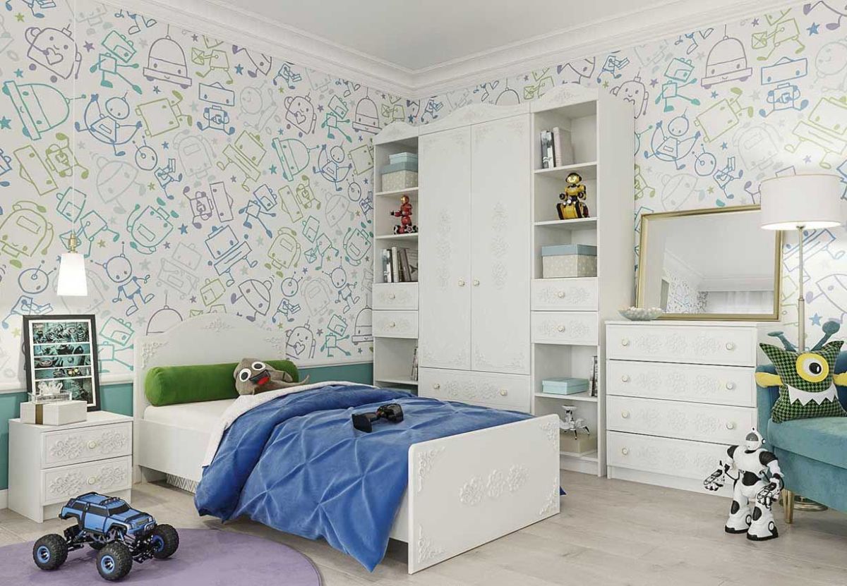 KI-KI  Детская (белый/белое дерево) | фото 7