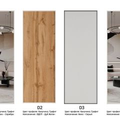 Шкаф-купе 1600 серии SOFT D8+D2+B2+PL4 (2 ящика+F обр.штанга) профиль «Графит» | фото 9