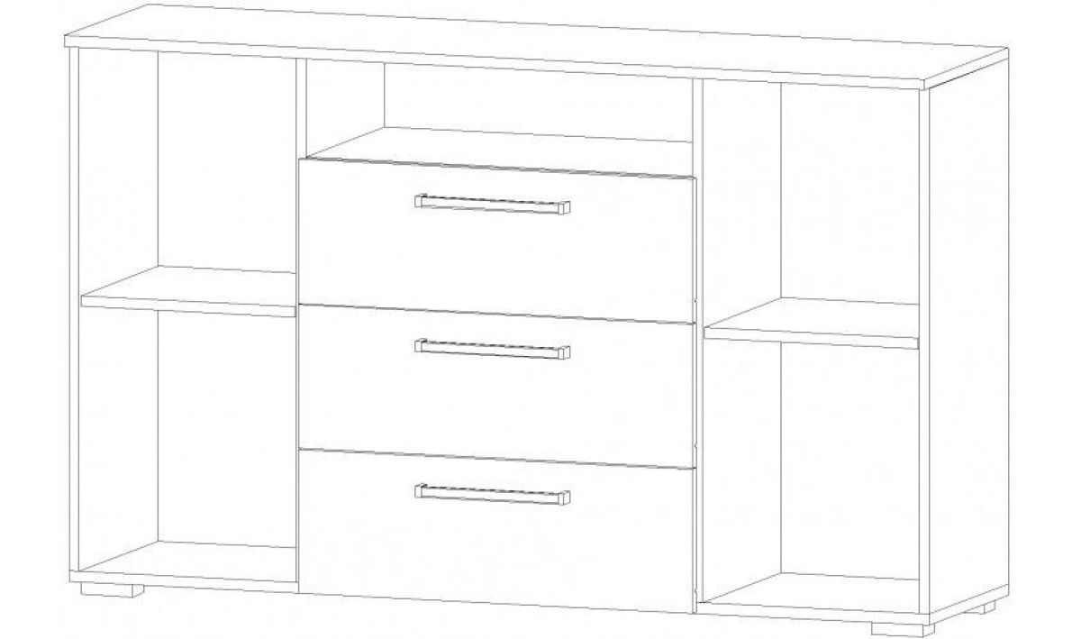 ВЕРОНА Комод (Венге/Анкор светлый) | фото 2