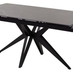 Стол FORIO 160 MATT BLACK MARBLE SOLID CERAMIC / BLACK, ®DISAUR | фото 8