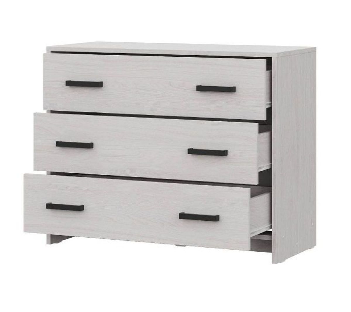 Комод 3 ящика МСП-1 (Ясень Анкор светлый) | фото 2