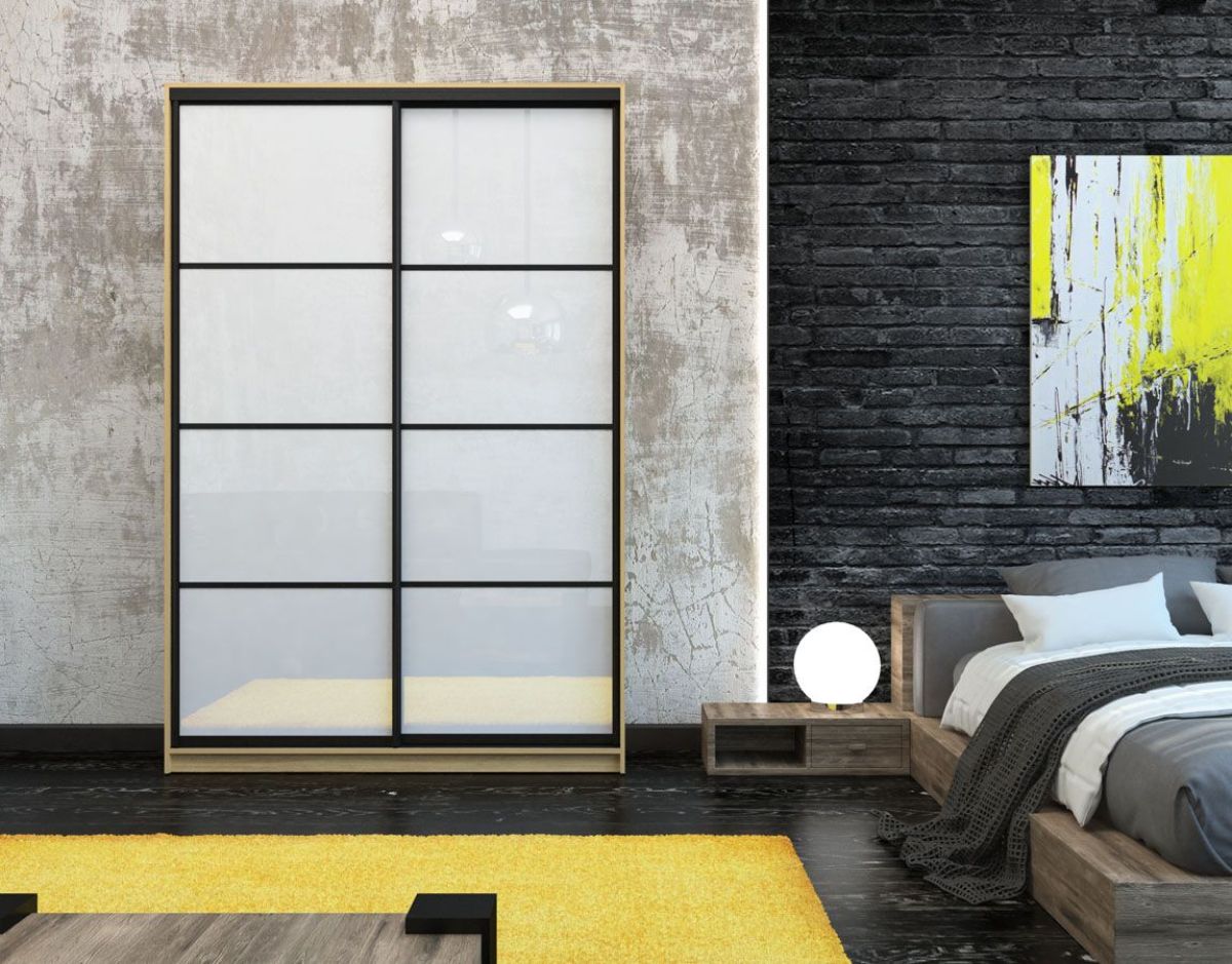 Шкаф-купе Лофт 1600 Шк16-60 (Дуб Сонома) | фото 12