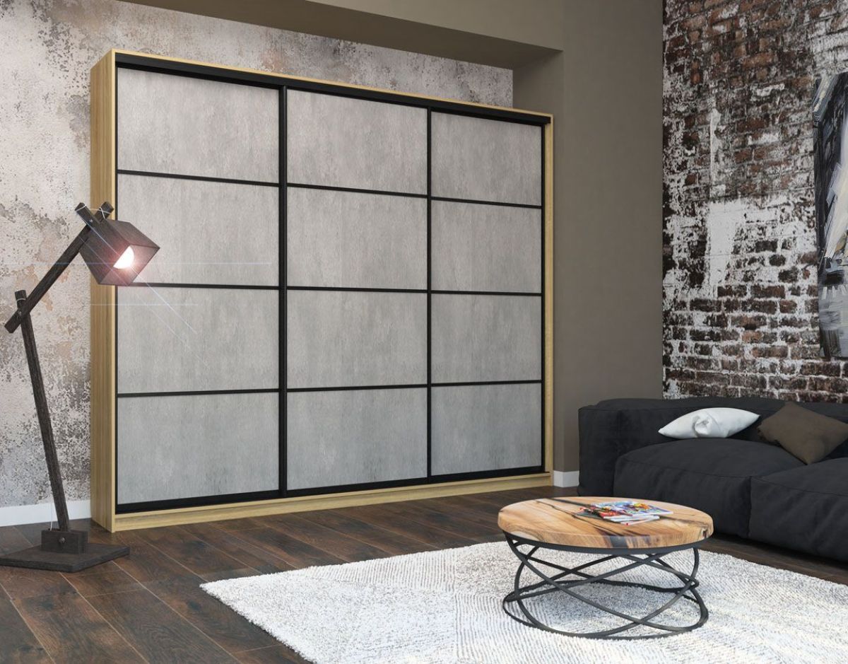 Шкаф-купе Лофт 3000 Шк30-47 (Дуб Сонома) | фото 14