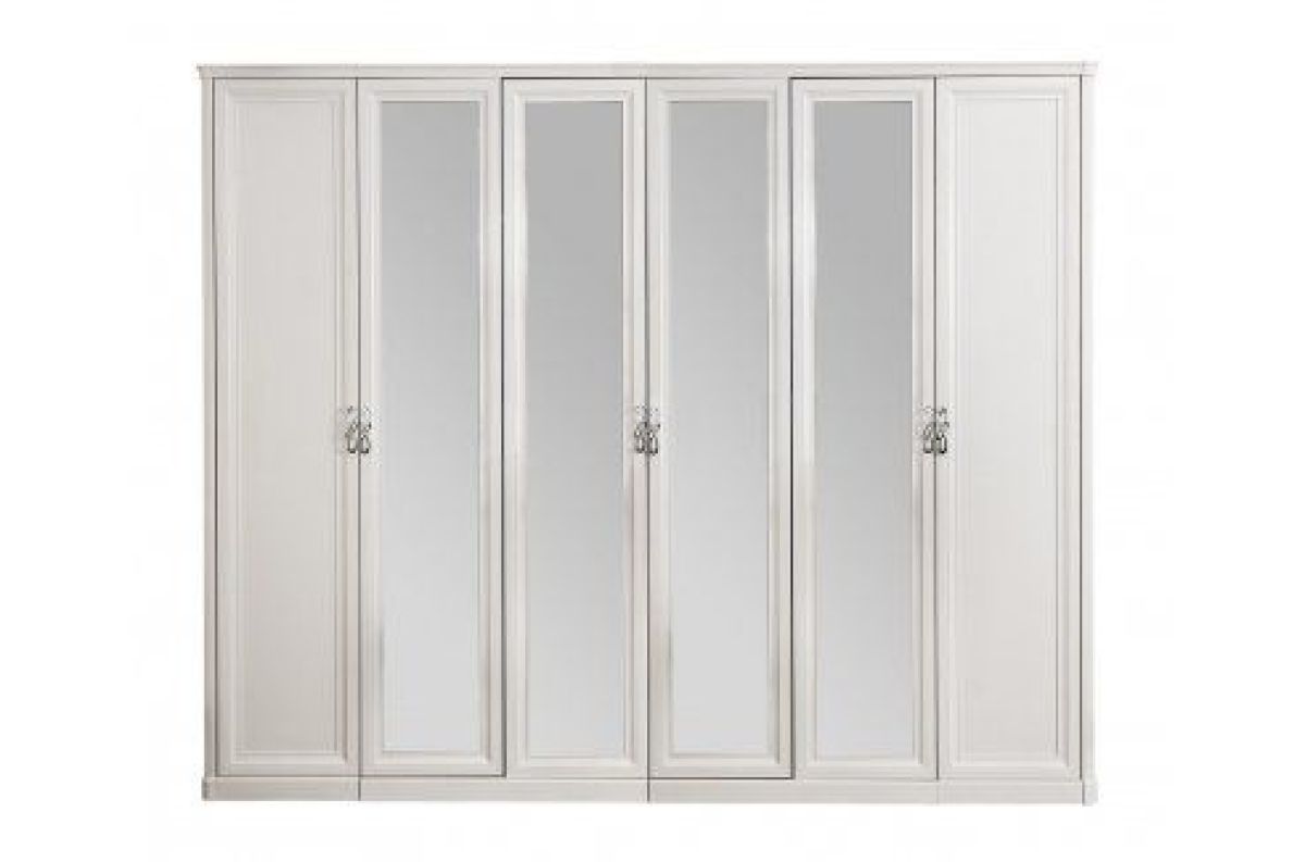 Шкаф 6-ти ств (2+2+2) с зеркалами Мишель (комплект) | фото 2