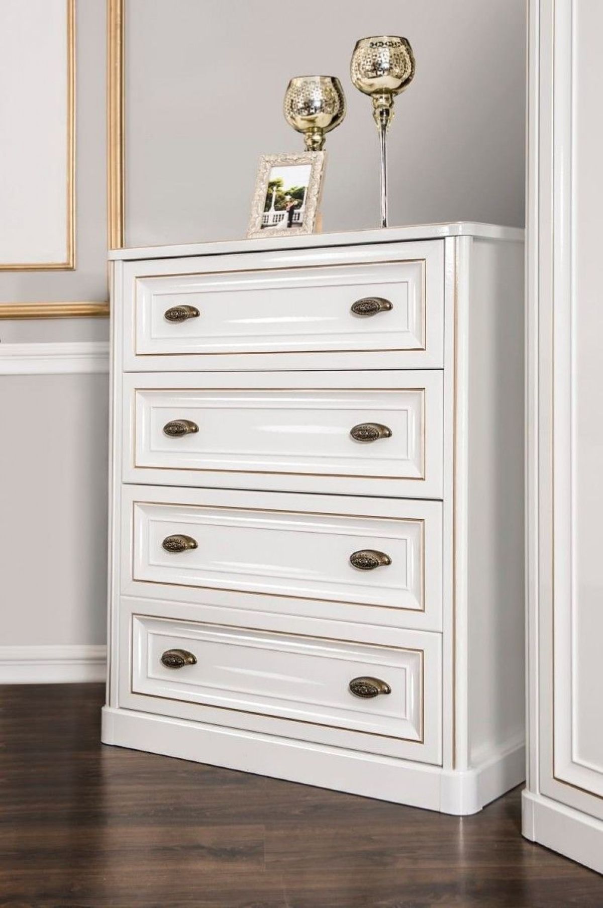 Спальня Натали 5-ти ств (белый глянец/экокожа) | фото 4