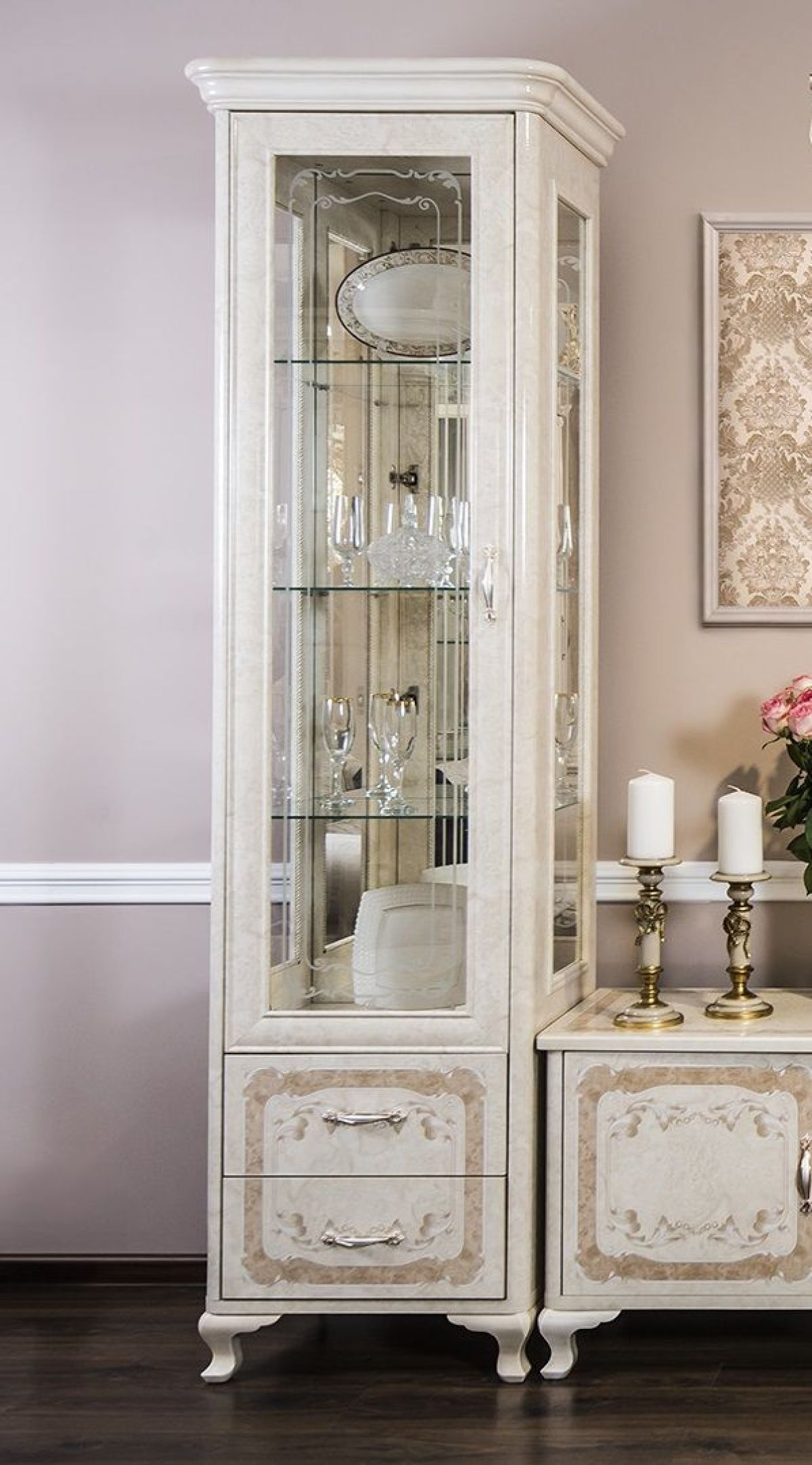 Гостиная модульная Патрисия (крем корень глянец) | фото 2