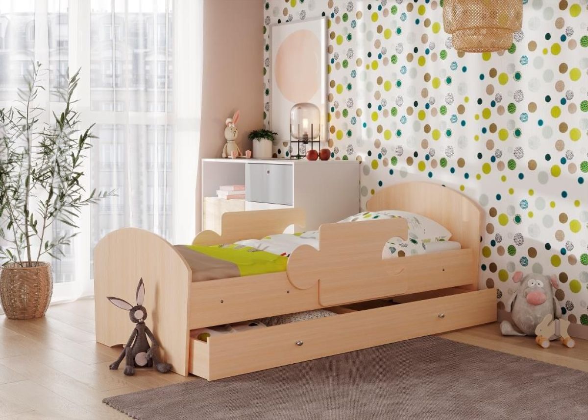 Кровать "Мозайка" на щитах + бортики + ящики | фото 7