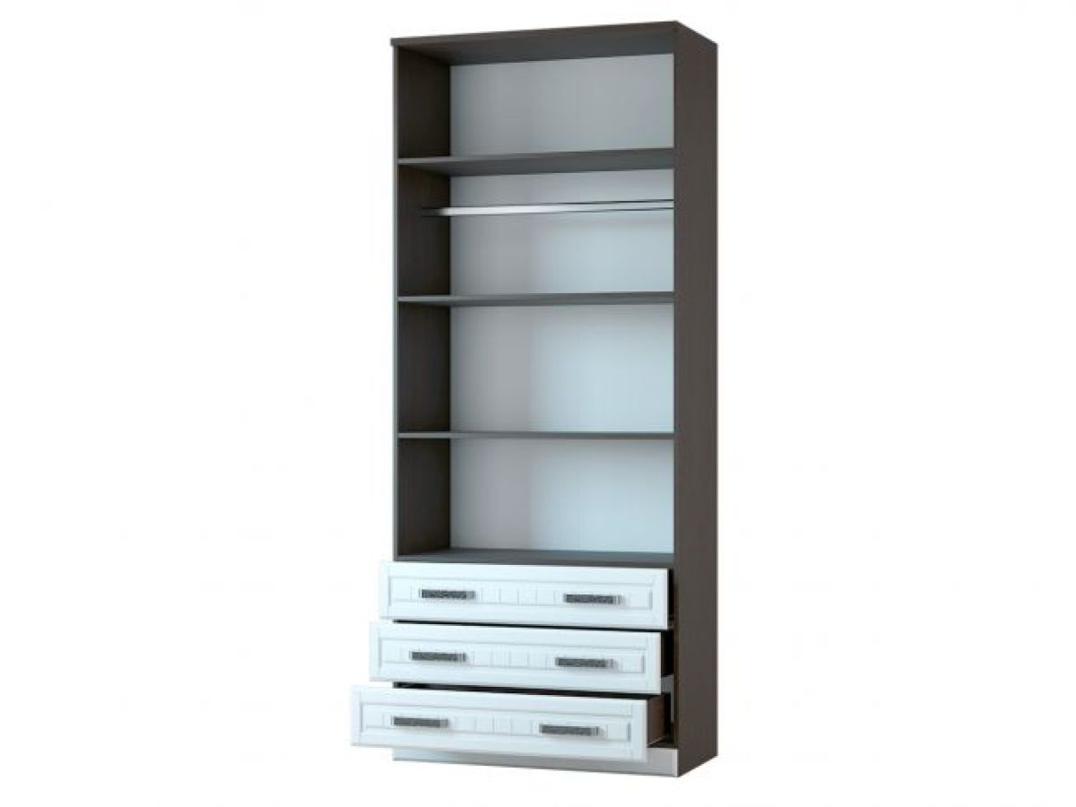 Шкаф 2-х ств с ящиками НКМ ВЕНЕЦИЯ-1 Секция- 9 (Дуб сонома/Белое дерево) | фото 3