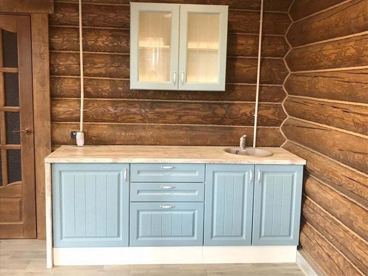 Кухонный гарнитур Принцесса угловой 1200*2400 Мурено (модульный) Горизонт | фото 8