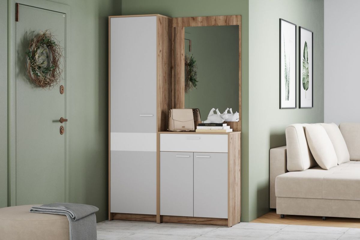 Шкаф для одежды НМ 013.12 "Нортон" (Крафт Табачный) | фото 3