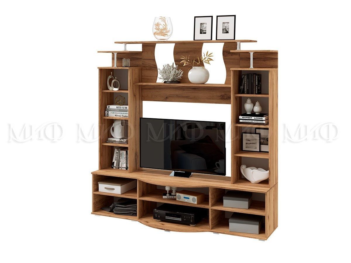 ВИСТА Гостиная (модульная) Белый глянец/Дуб крафт | фото 3