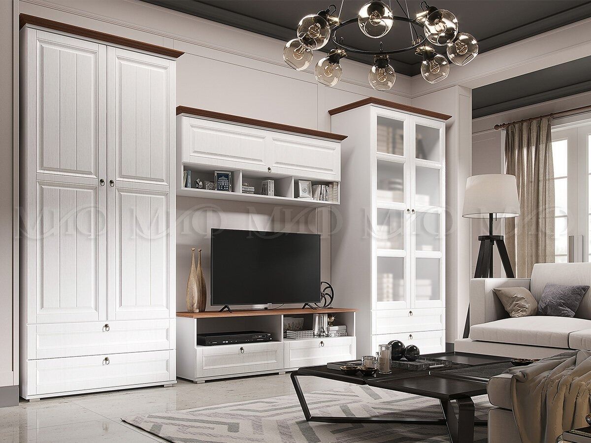 ВАЛЕНСИЯ Шкаф 2-х створчатый со стеклом | фото 3