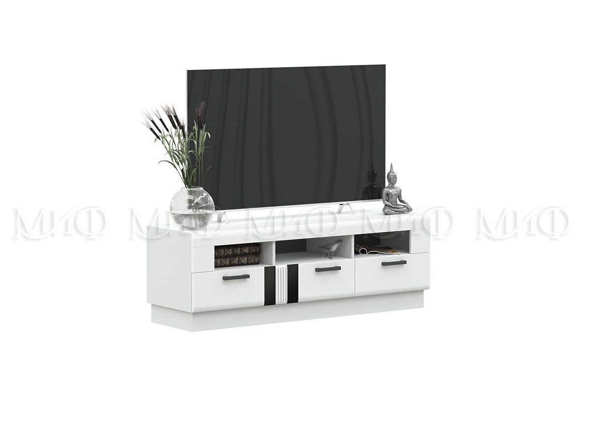 МАГНОЛИЯ Гостиная МДФ (модульная) Белый глянец/белый | фото 2