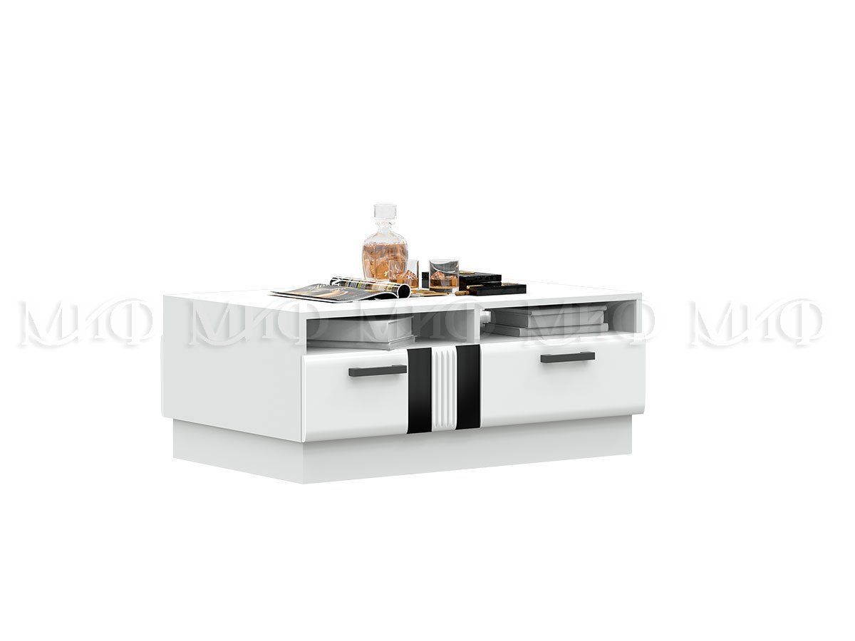 МАГНОЛИЯ Гостиная МДФ (модульная) Белый глянец/белый | фото 4