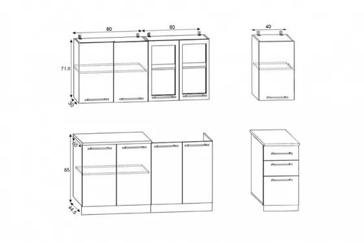 ВЕРСАЛЬ Кухонный гарнитур 2,0 м | фото 3