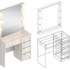 Стол гримерный - 2 (зеркало + стол) | фото 3