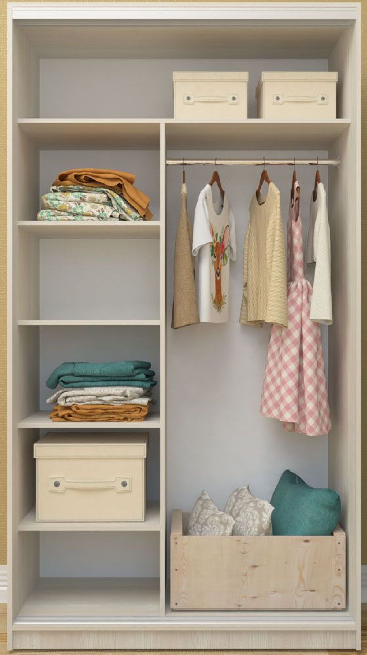 Шкаф-купе Ксения 1200 ЛДСП/Зеркало (ЛДСП 2 кат.) | фото 2