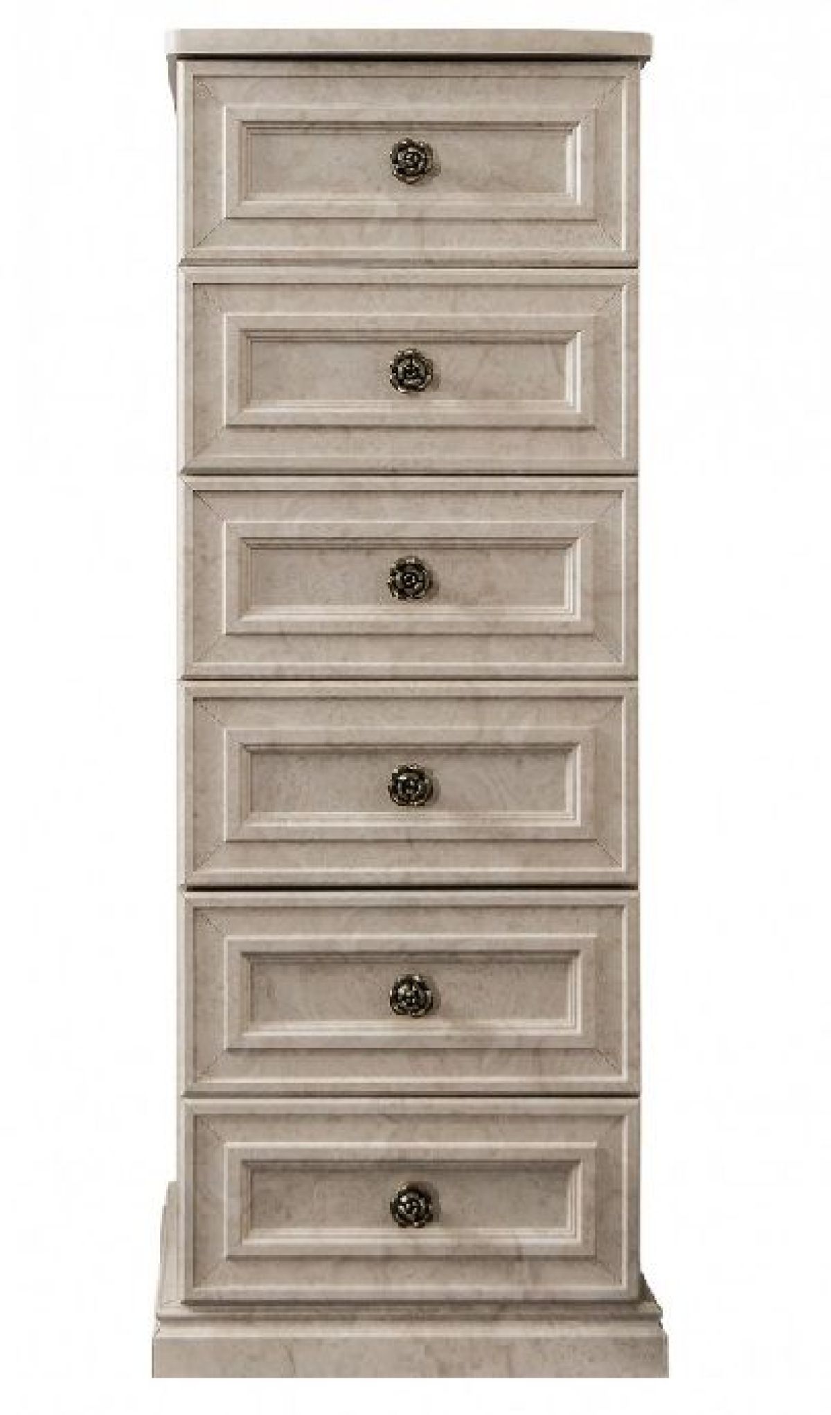 Комод высокий 6 ящиков Афина (крем корень) | фото 2