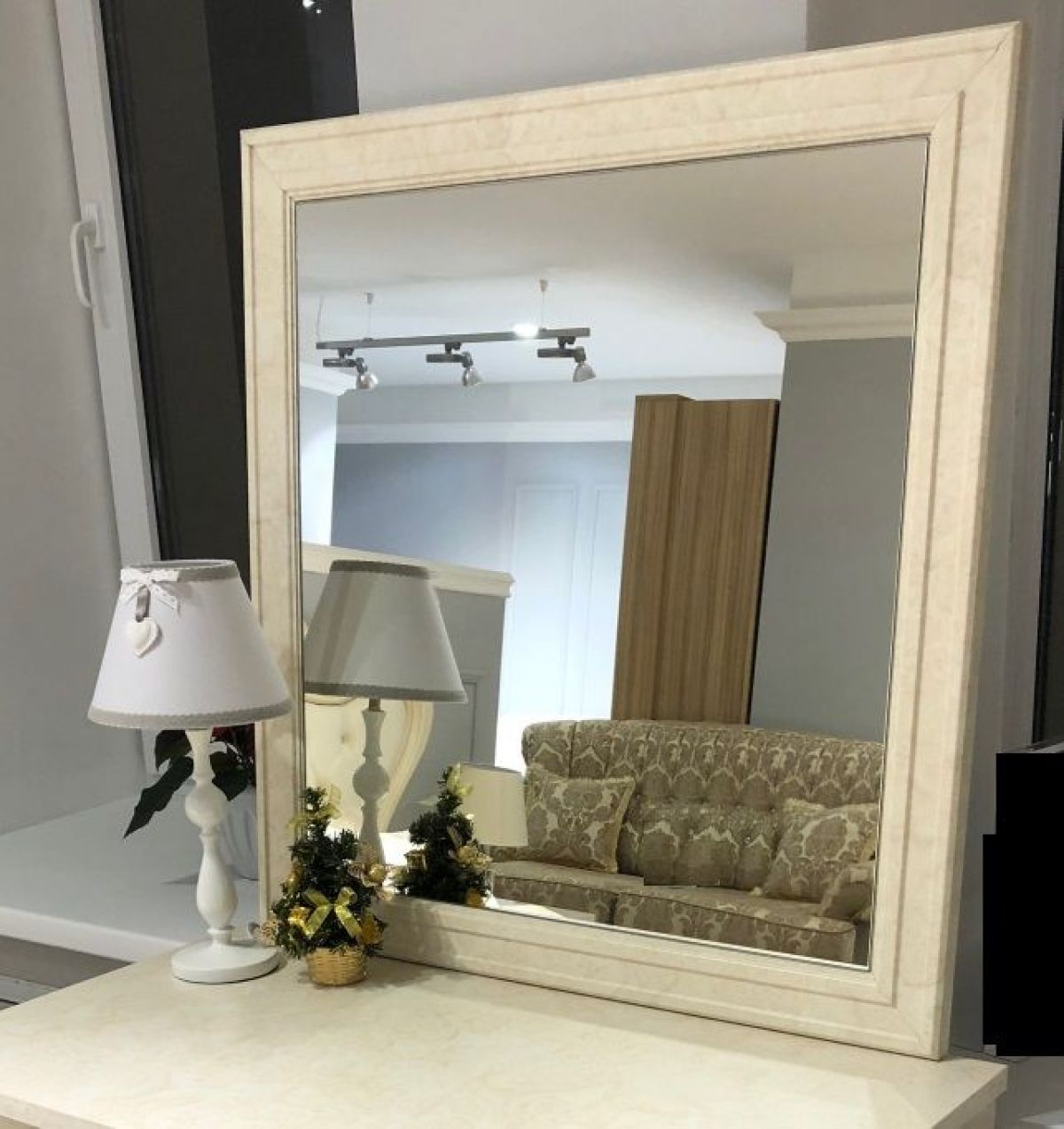 Зеркало рамочное Афина (крем корень) | фото 2