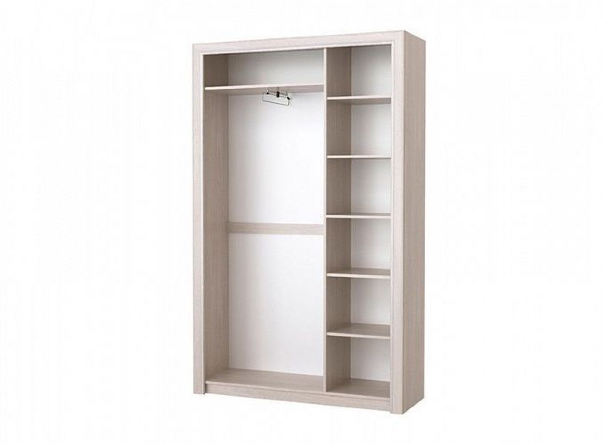 ОКТАВА Шкаф с зер. 2С1ЗР (дуб клабхаус серый) | фото 2