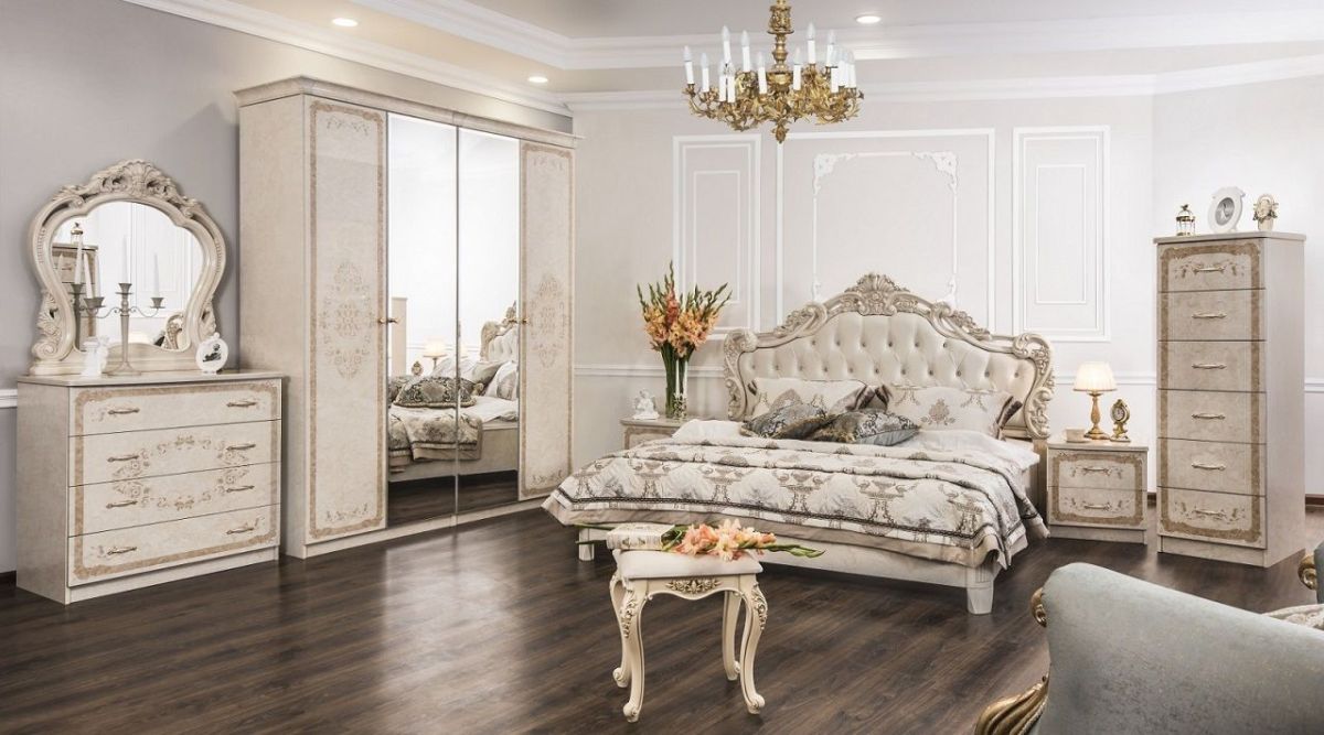 Комод 6 ящиков Патрисия (крем) | фото 4