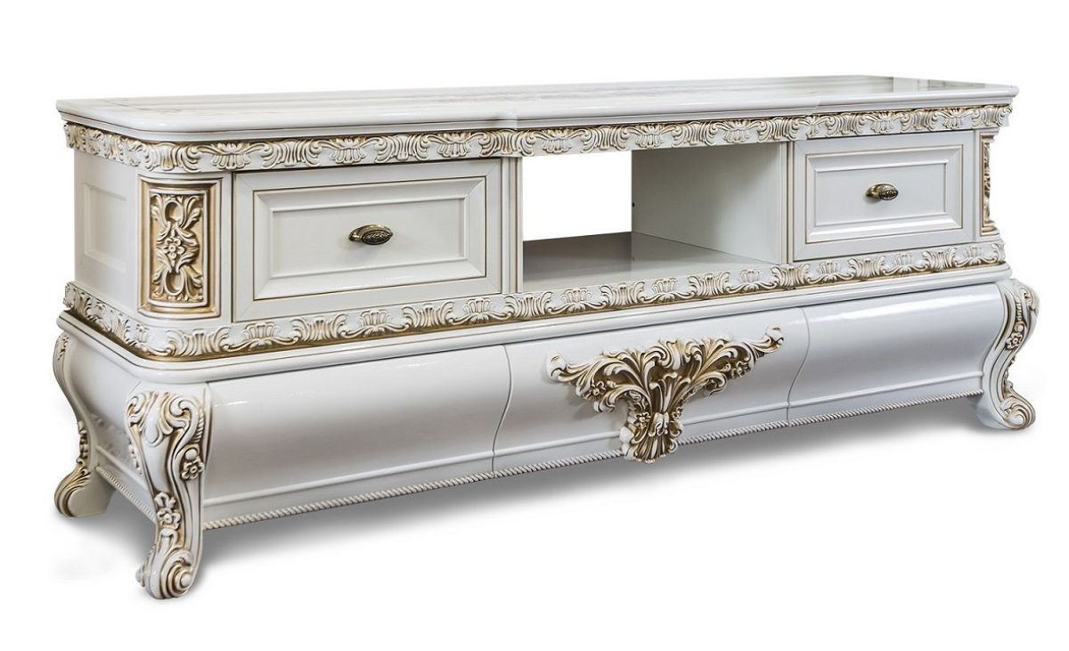 Гостиная Алсу 2+ТВ+2 (белый глянец) | фото 3