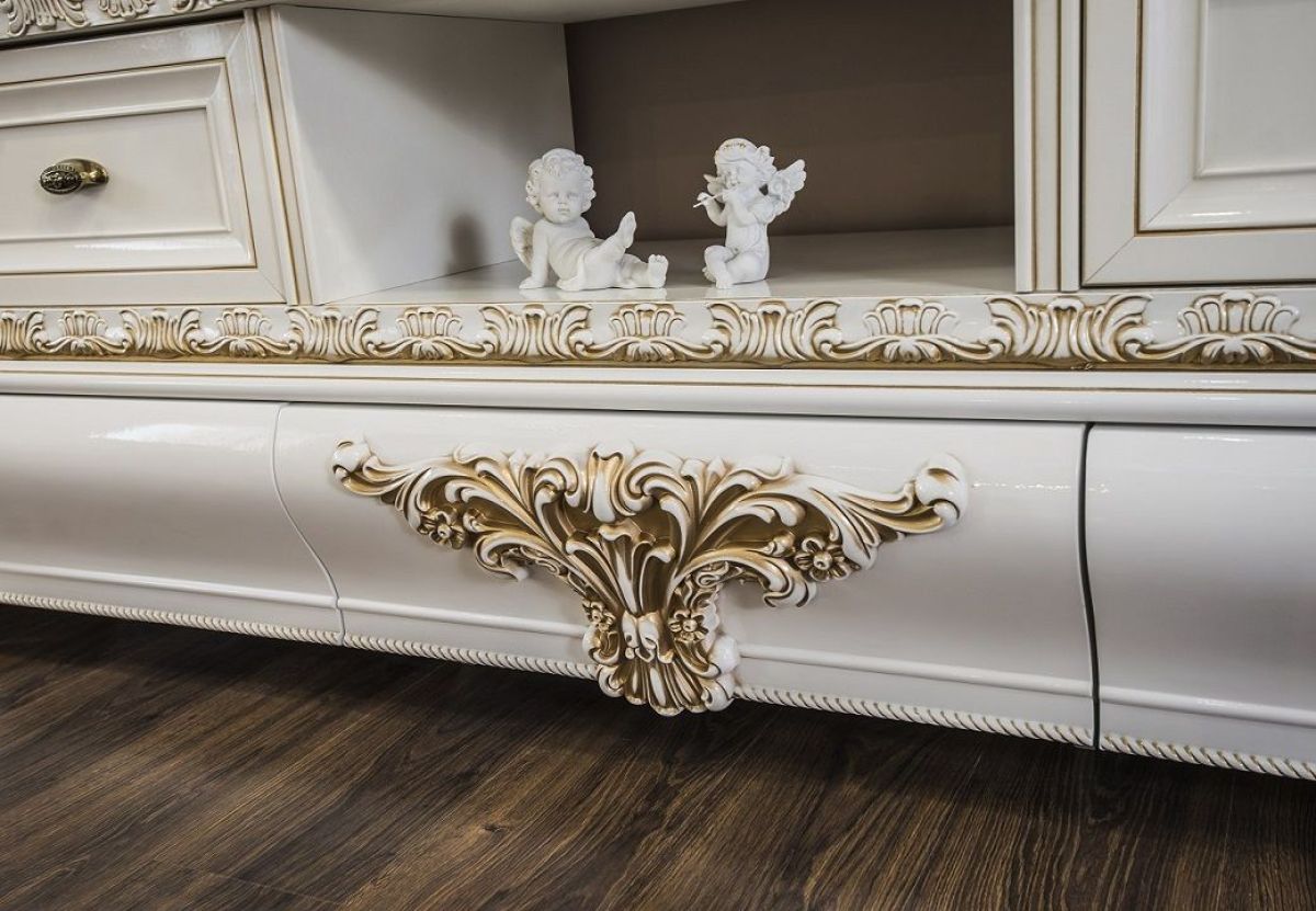 Гостиная Алсу 2+ТВ+2 (белый глянец) | фото 5