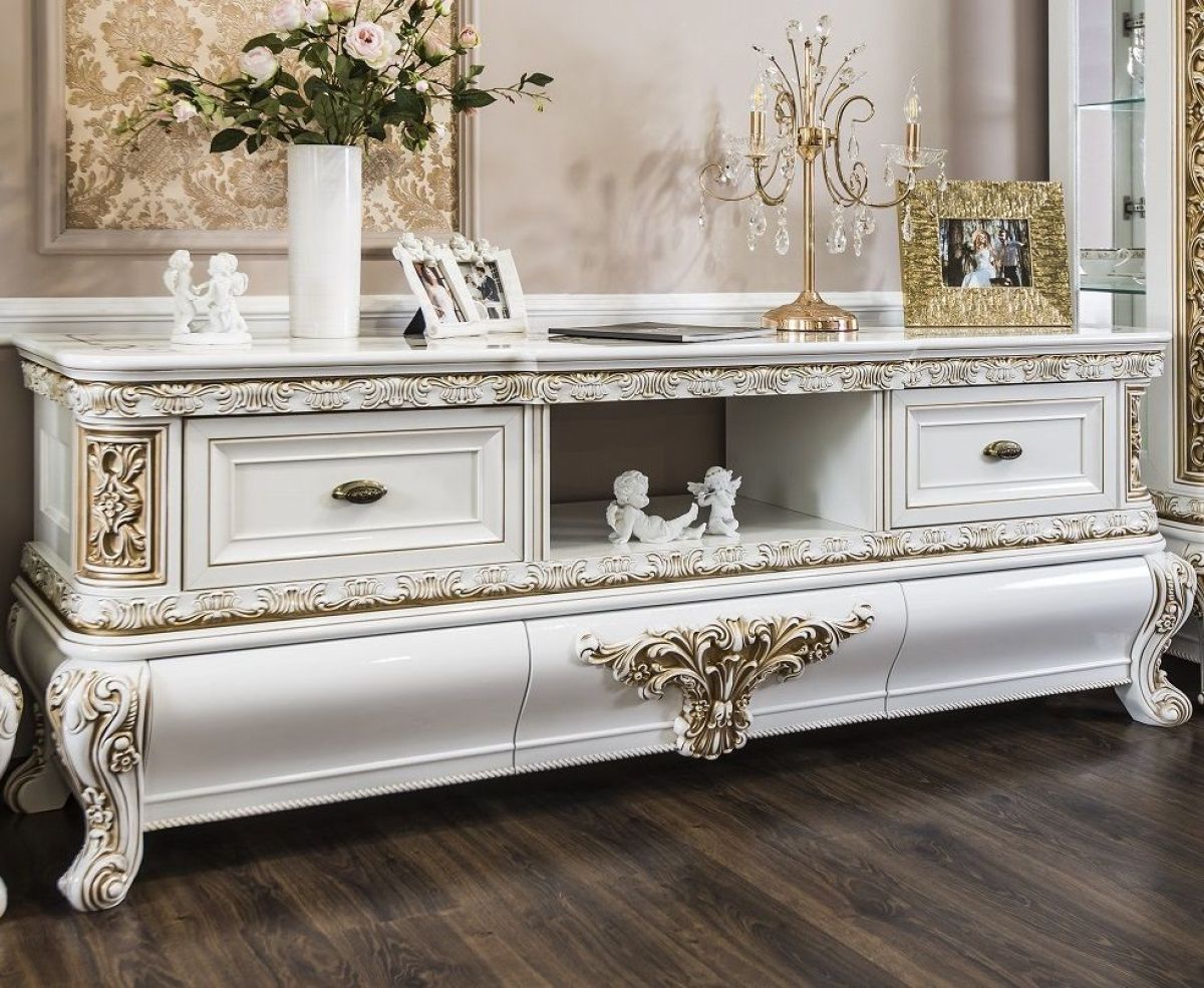 Гостиная Алсу 2+ТВ+2 (белый глянец) | фото 7