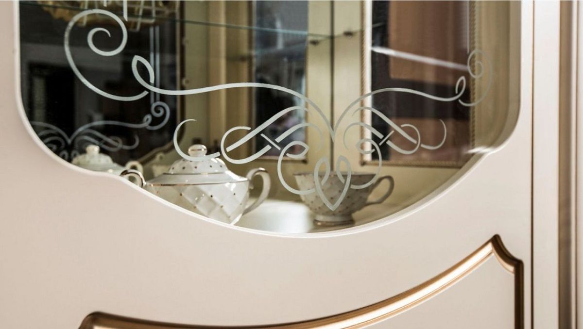 Витрина одностворчатая Мона Лиза (крем) | фото 6