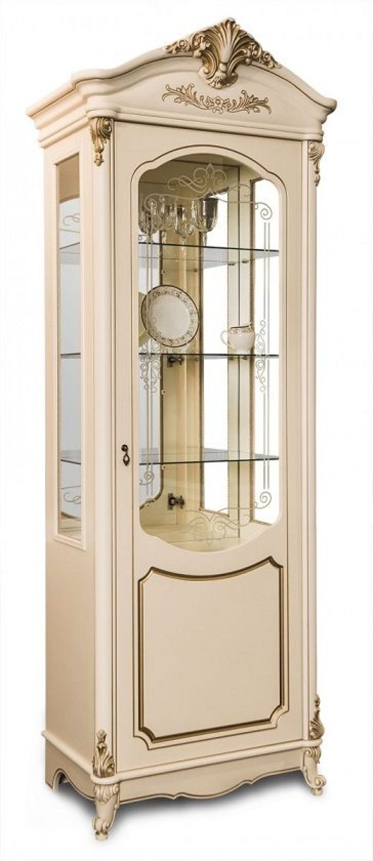 Витрина одностворчатая Мона Лиза (крем) | фото 2