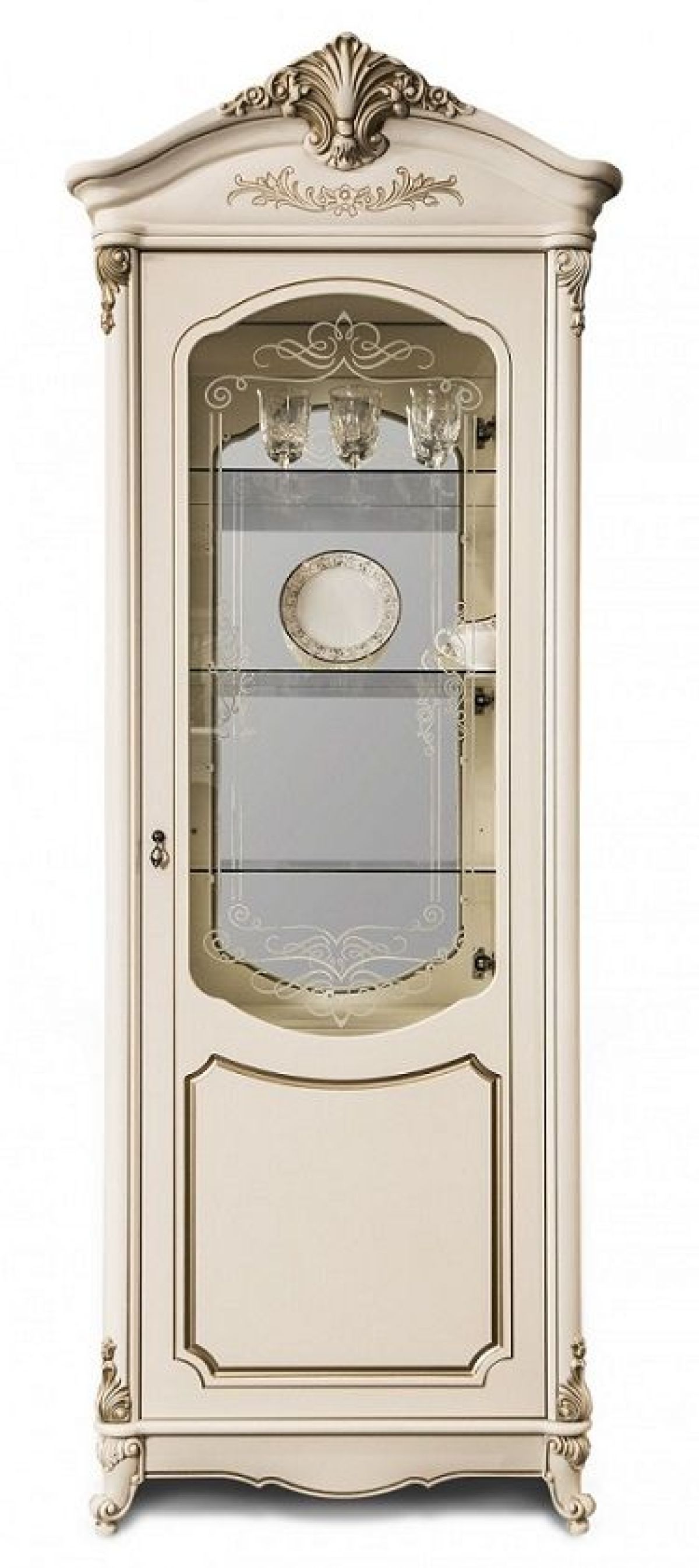 Витрина одностворчатая Мона Лиза (крем) | фото 3